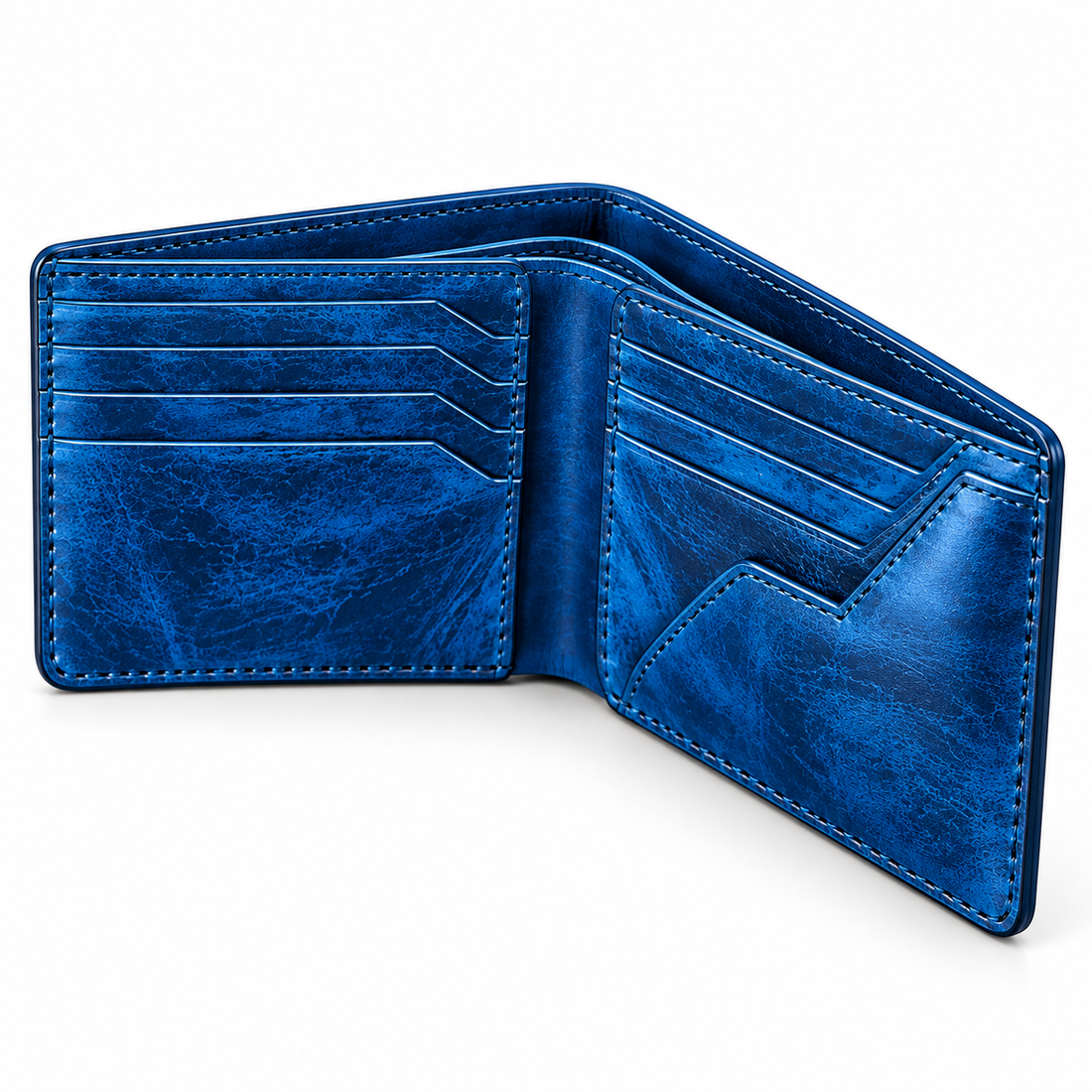 Premium Vintage Leather Bifold Wallet – Timeless Luxury Collection