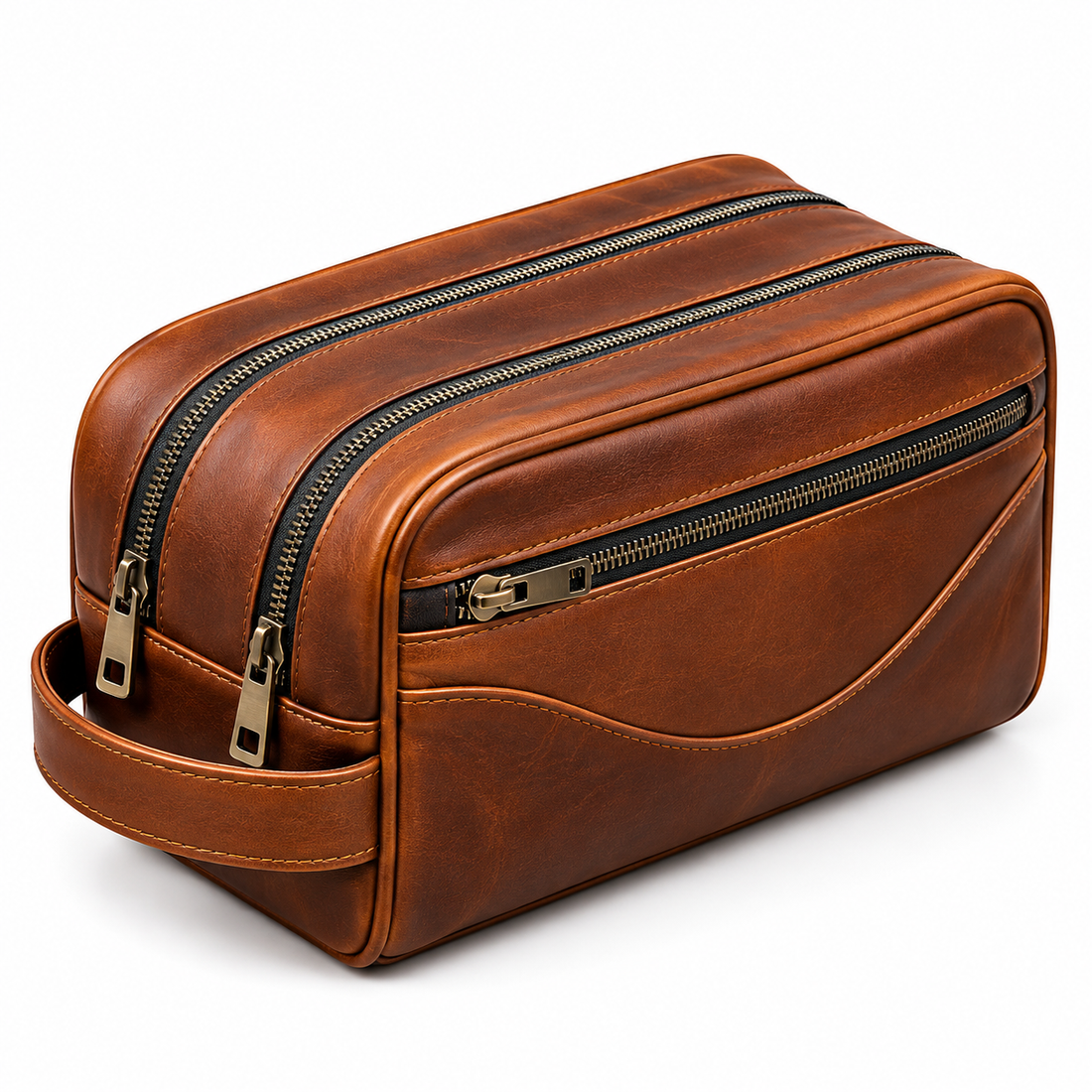 Premium Leather Travel &amp; Accessories Bag